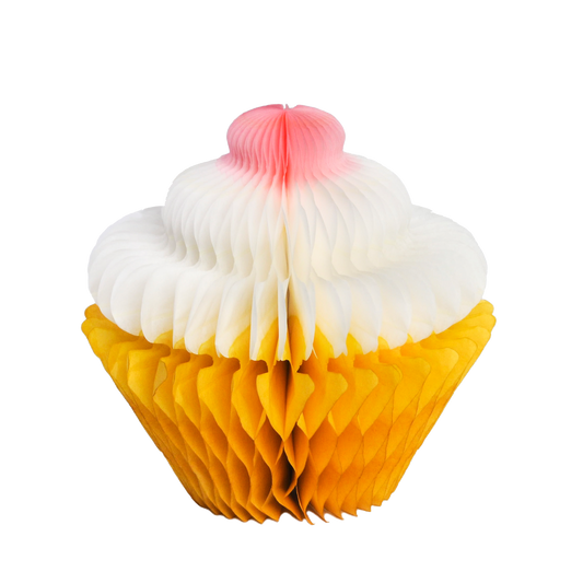 Honeycomb Cupcake Decoration, 10 cm