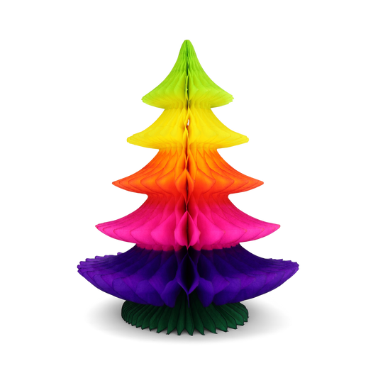 Christmas Tree 25cm Rainbow