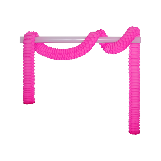 Streamer Garland 2m Bright Pink (loose)