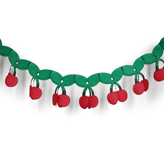 Cherry Garland 3m Bright Pink