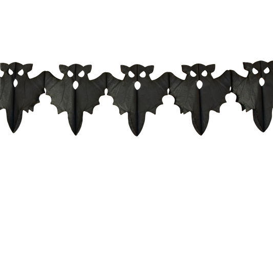 Bat Garland 3m Black