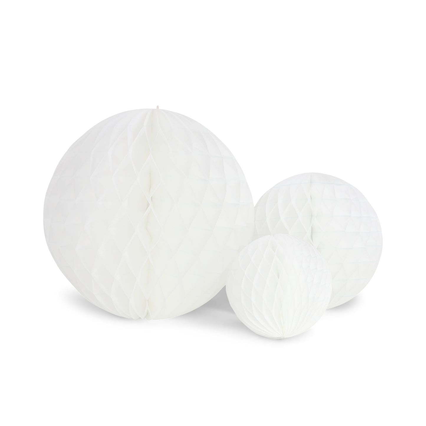 Honeycomb Ball Trio White