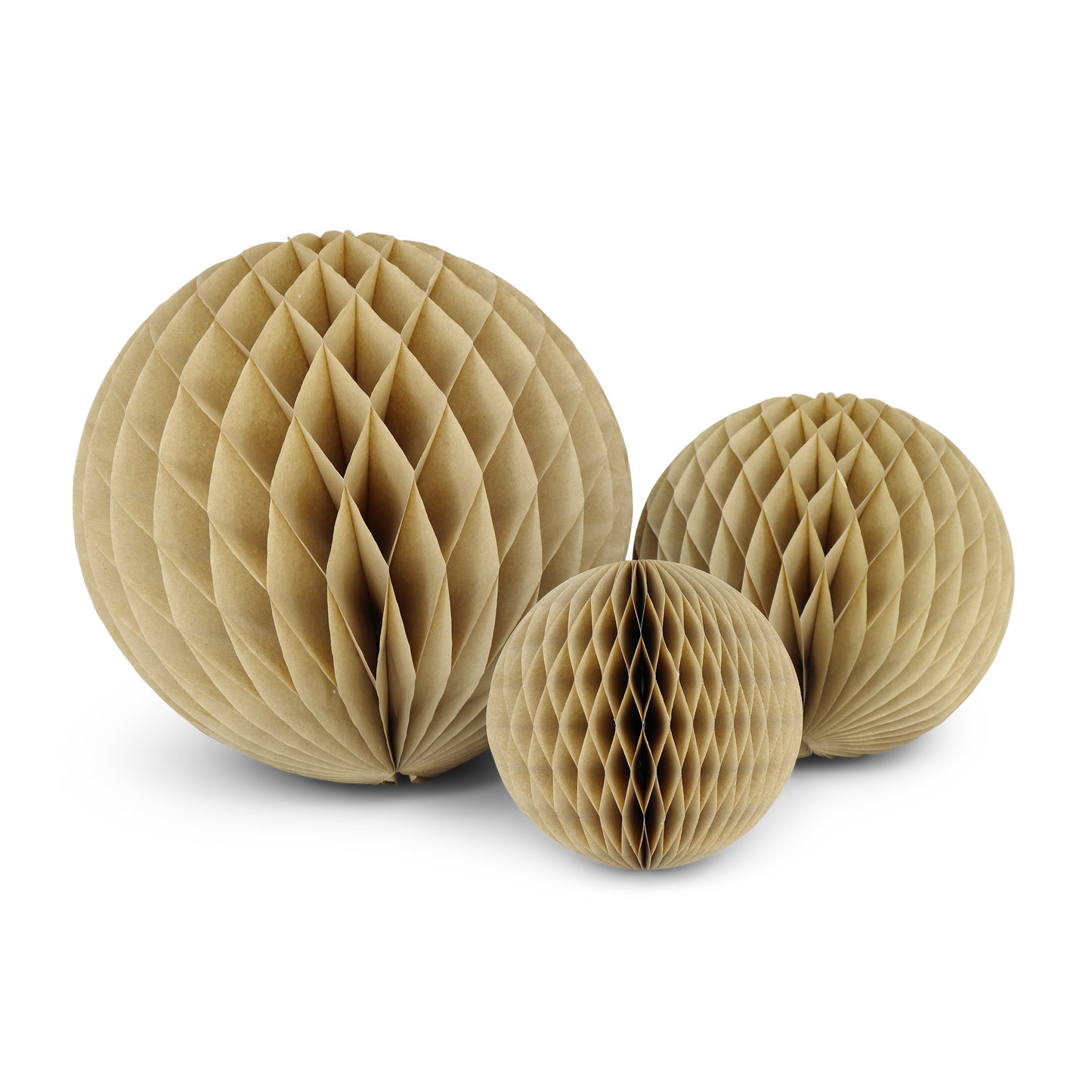 Honeycomb Ball Trio Kraft