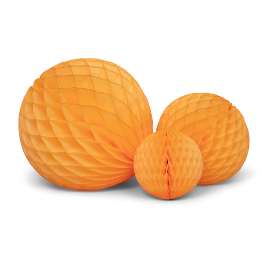 Honeycomb Ball Trio Apricot