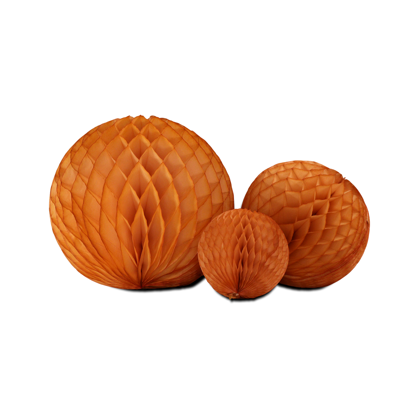 Honeycomb Ball Trio Terracotta