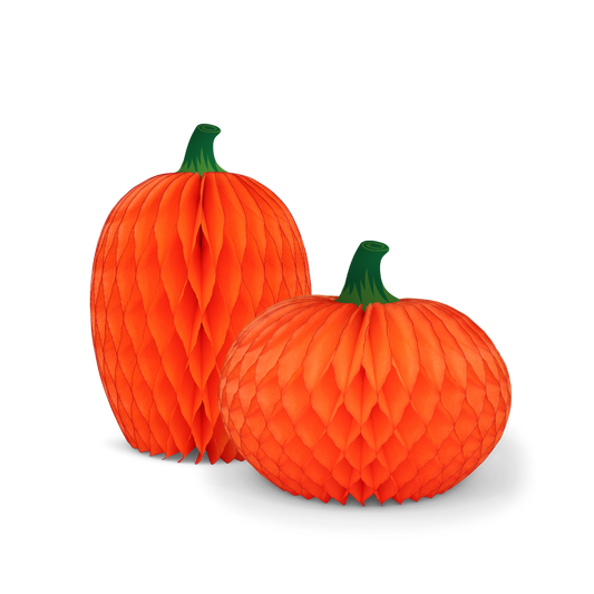 Honeycomb Pumpkin Duo Orange