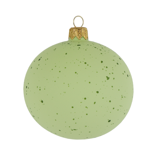 Speck Egg Shell Glass Bauble Mint, 8 cm