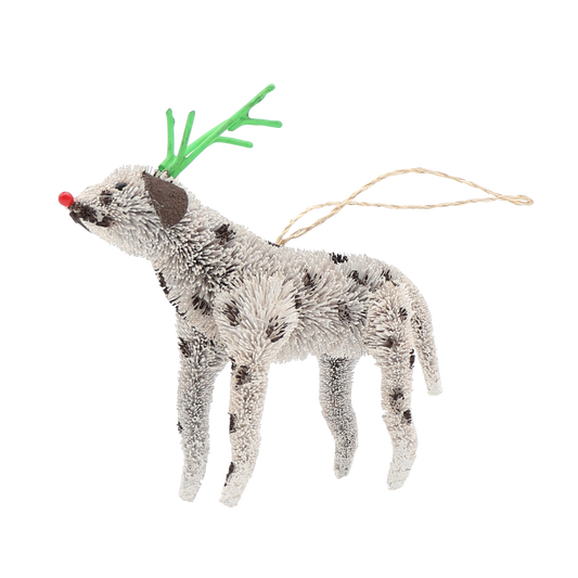 Bristle Dalmatian Decoration, 16 cm