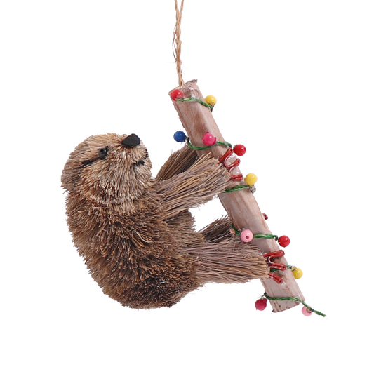 Bristle Sloth Decoration, 10 cm