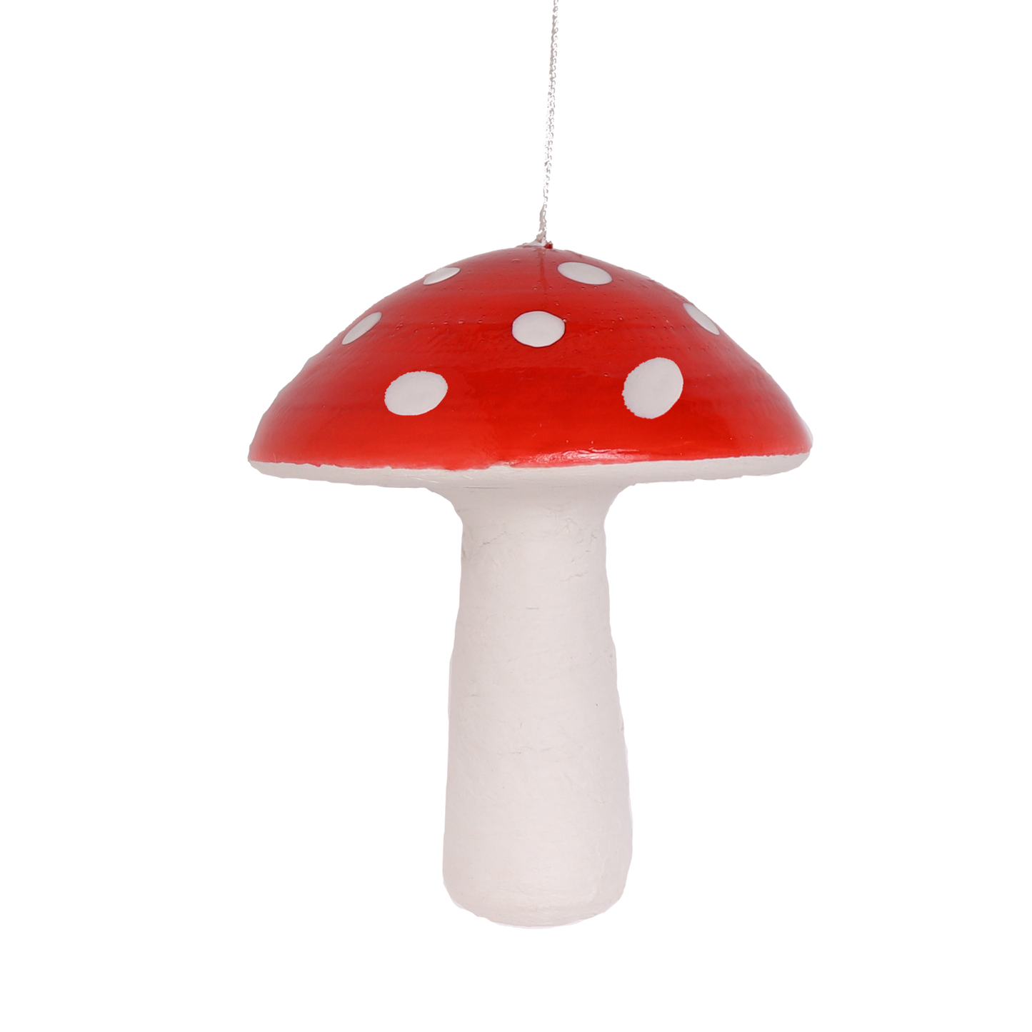 Spun Cotton Toadstool Red, 8 cm