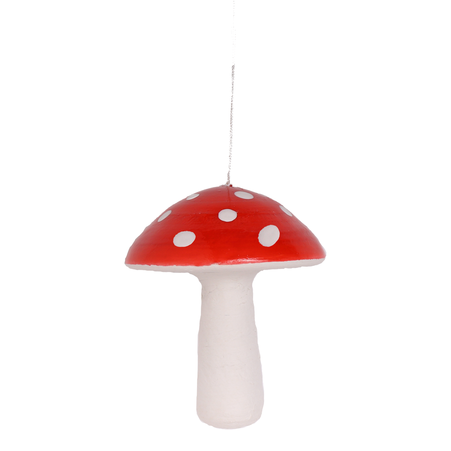 Spun Cotton Toadstool Red, 8 cm