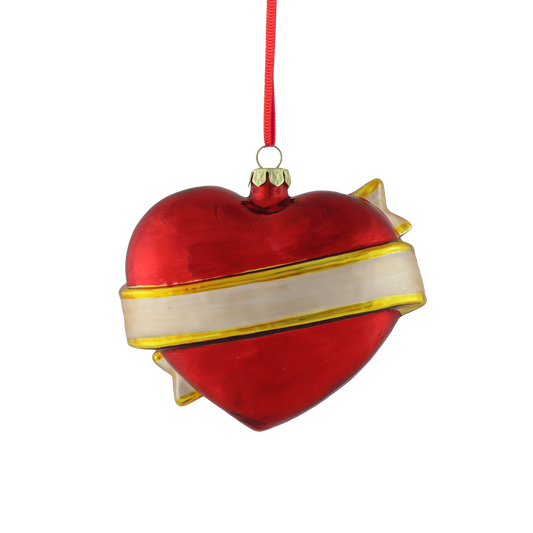 Heart Glass Decoration,