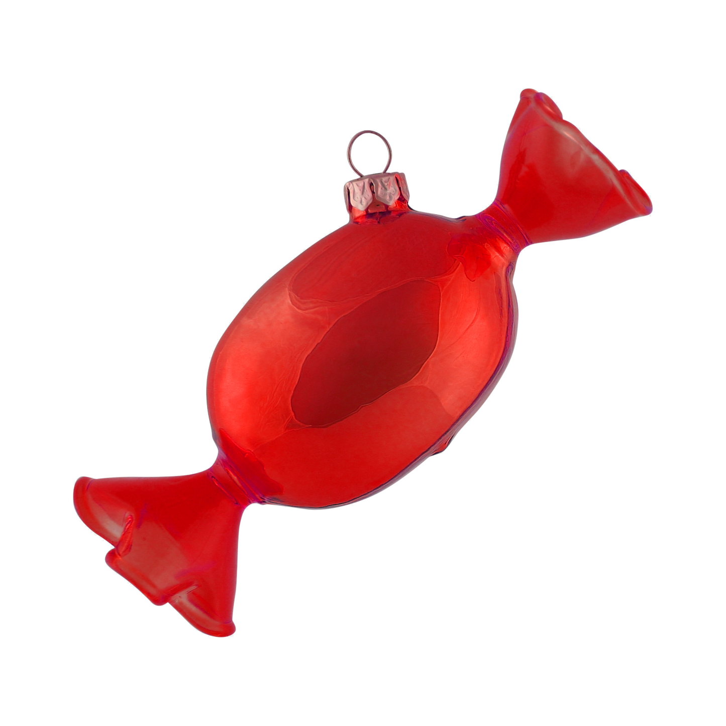 Candy Glass Decoration Red, 10 cm