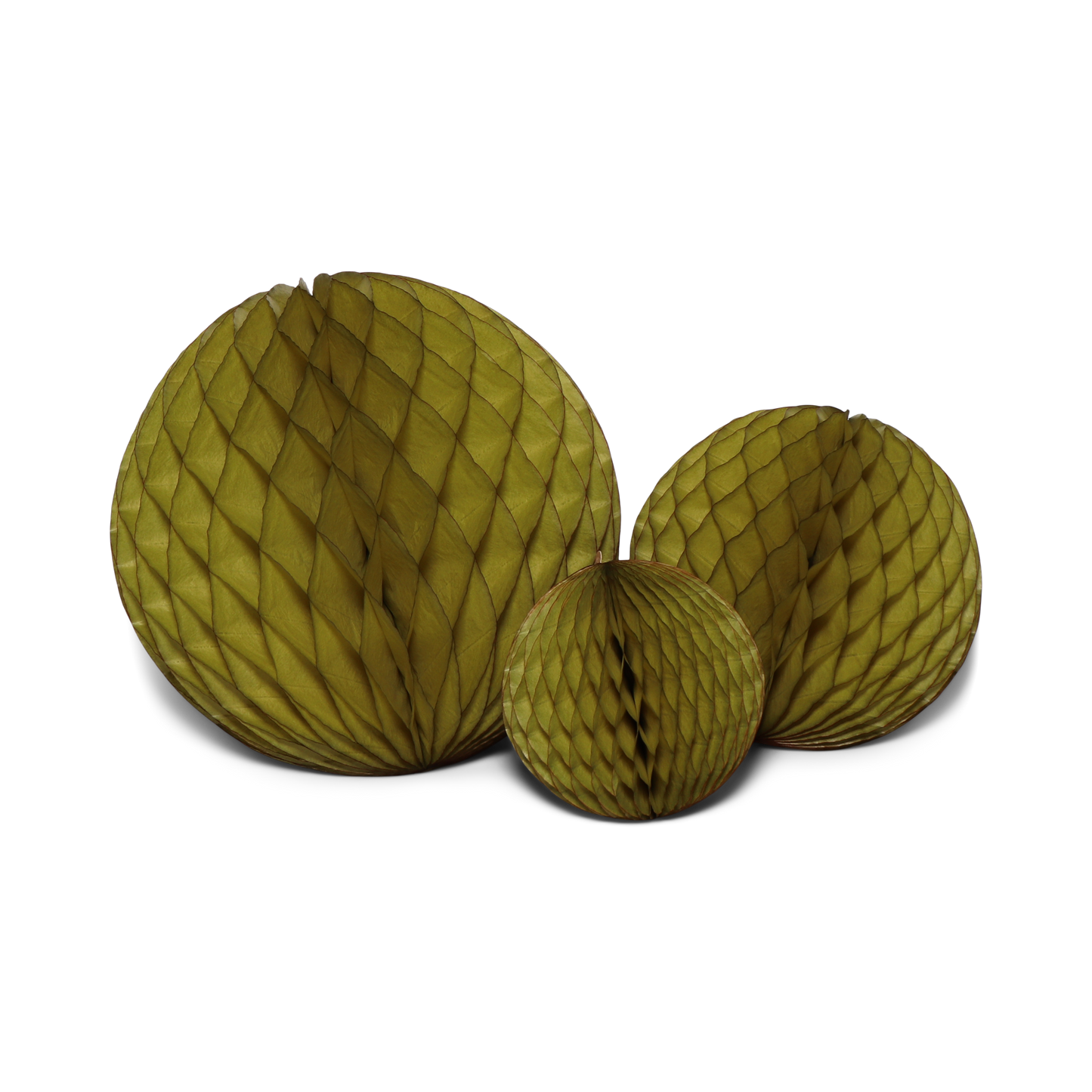 Honeycomb Ball Trio Olive